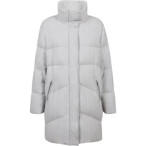Padded Jacket with Lurex Detail , female, Sizes: S - Eleventy - Modalova