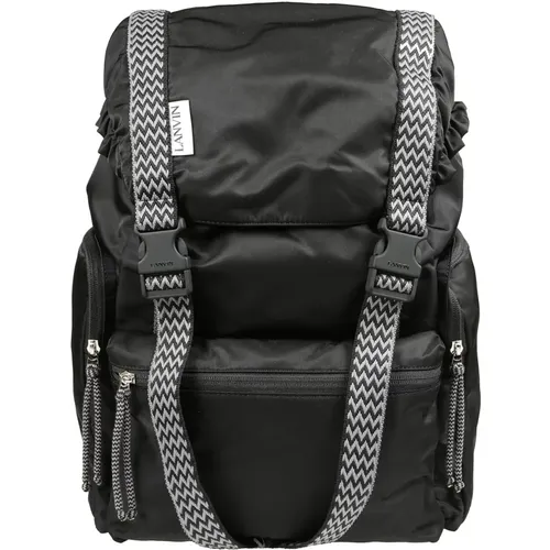 Stylish Backpack with Curb Design , male, Sizes: ONE SIZE - Lanvin - Modalova