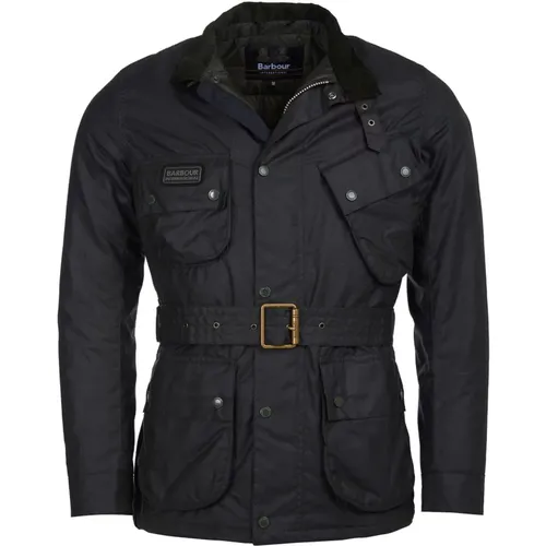 New SL International Wax Jacket , male, Sizes: 2XL, XL, L - Barbour - Modalova