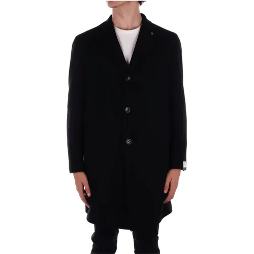 Wool Cashmere Coat , male, Sizes: L, XL, 2XL - Tagliatore - Modalova