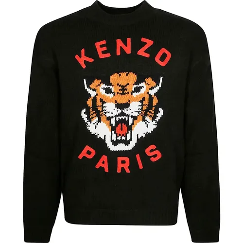 Tiger Crewneck Shirt , Herren, Größe: M - Kenzo - Modalova