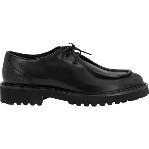 Leather Lace-Up Shoes - Aw23 , male, Sizes: 10 UK, 8 1/2 UK, 11 UK, 7 1/2 UK, 8 UK, 9 UK, 7 UK - Doucal's - Modalova