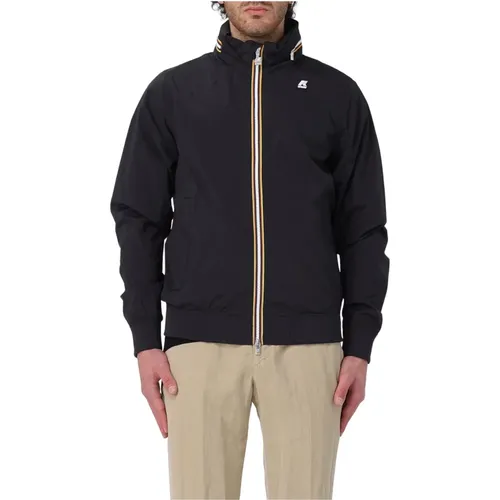 Eco Stretch Dot V Jacket , male, Sizes: 2XL, S, M, XL, L - K-way - Modalova