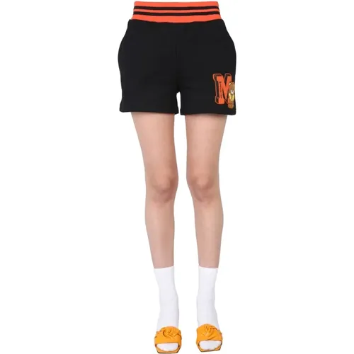 Teddy Bear` Varsity Shorts , female, Sizes: XS, 2XS - Moschino - Modalova
