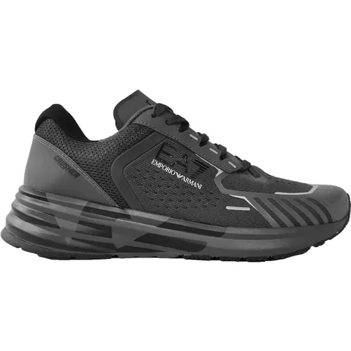 Crusher Distance Sneakers , male, Sizes: 8 2/3 UK - Emporio Armani EA7 - Modalova