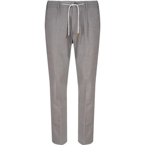 Trousers Grey , male, Sizes: W36 - Eleventy - Modalova