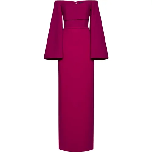 Fuchsia Dresses for Women , female, Sizes: S - Solace London - Modalova