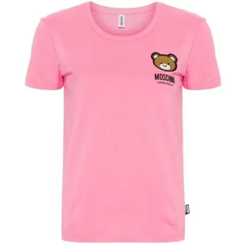 Rosa T-Shirt und Polo Love Moschino - Love Moschino - Modalova