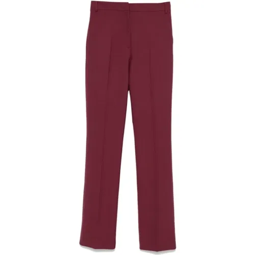 Plum Purple Tailored Trousers , female, Sizes: XS, S - PATRIZIA PEPE - Modalova