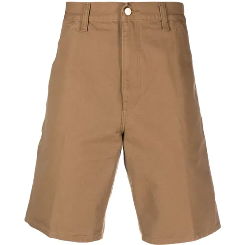 Canvas Knee Short with Triple Stitch , male, Sizes: W36, W29, W31 - Carhartt WIP - Modalova