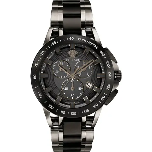 Sport Tech Chronograph Uhr Versace - Versace - Modalova
