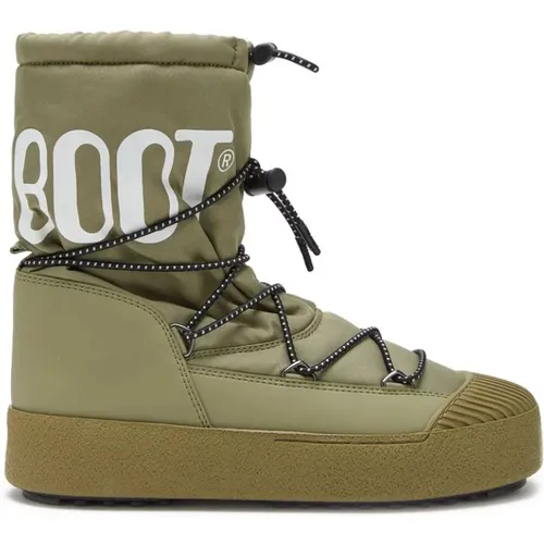 Khaki Hybrid Wander-Sneaker-Stiefel , Herren, Größe: 44 EU - moon boot - Modalova