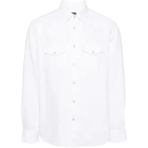 Formal Shirts,Weißes Western-Stil Hemd - Tom Ford - Modalova