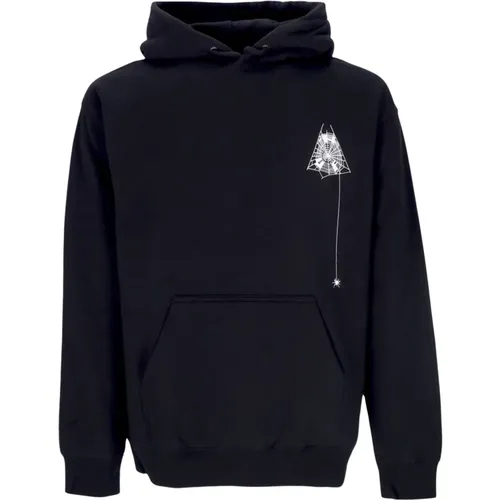 Herren Tangled Webs Schwarzer Hoodie , Herren, Größe: XL - HUF - Modalova