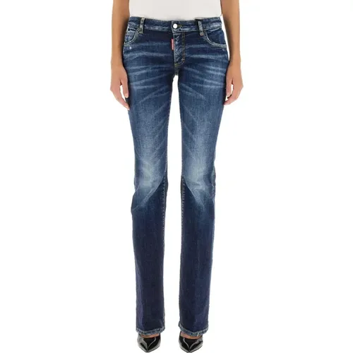 Flare Jeans with Button Closure , female, Sizes: S, M, XS - Dsquared2 - Modalova