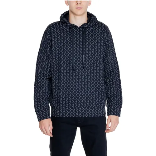 Herren Sweatshirt Baumwollmischung Kollektion , Herren, Größe: L - Armani Exchange - Modalova