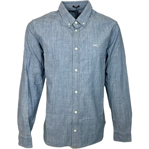 Chambray Light Shirt , male, Sizes: XL, M, L - Denham - Modalova