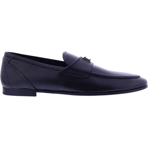 Loafers , male, Sizes: 8 1/2 UK, 9 1/2 UK, 11 UK - Dolce & Gabbana - Modalova