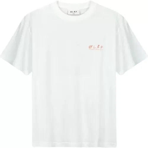 Stylish Notes T-Shirt , male, Sizes: M, S, XL, XS, L - Olaf Hussein - Modalova