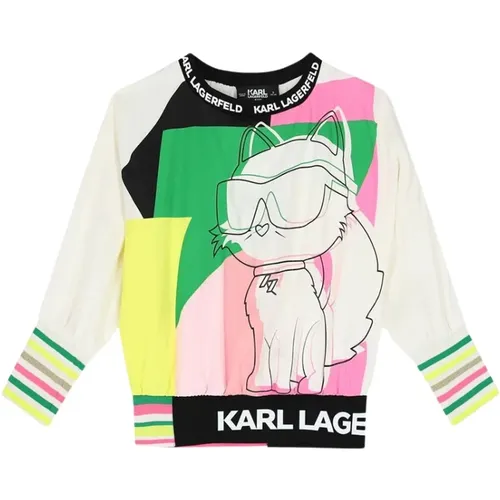 Logo Print Pullover - Karl Lagerfeld - Modalova