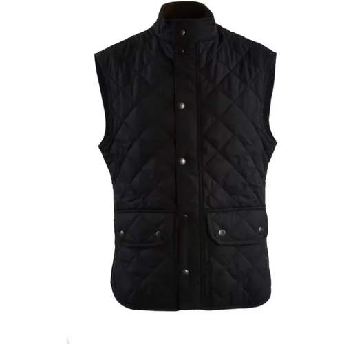 Nylon Men`s Vest with Zipper and Buttons , male, Sizes: 2XL, L, XL - Barbour - Modalova