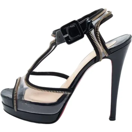 Pre-owned Stoff sandals , Damen, Größe: 37 EU - Christian Louboutin Pre-owned - Modalova