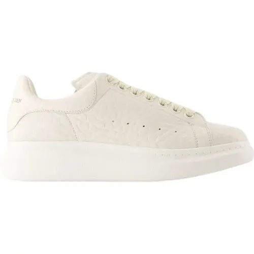 Weiße Leder Oversized Sneakers , Herren, Größe: 41 EU - alexander mcqueen - Modalova