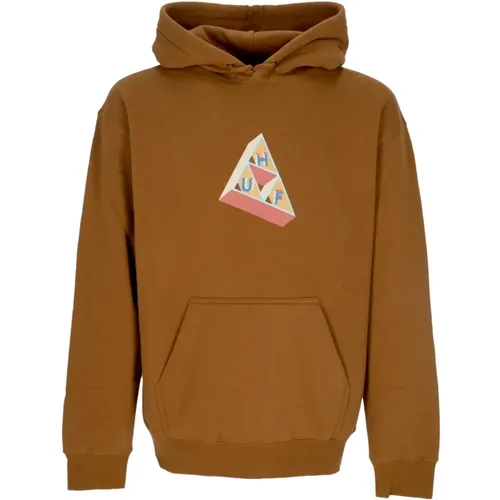 Hoodie mit Triple Triangle Print , Herren, Größe: S - HUF - Modalova