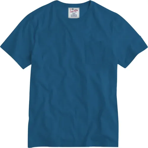 Men's Linen T-shirt Various Colors , male, Sizes: M, L - MC2 Saint Barth - Modalova