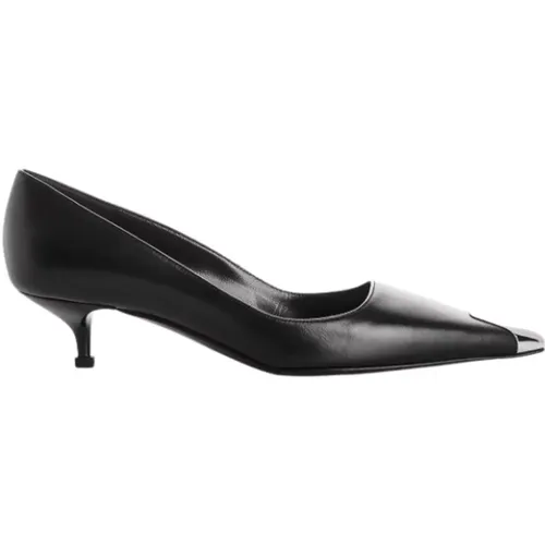 Silver Metallic Toe Pumps , female, Sizes: 5 UK, 4 1/2 UK, 3 1/2 UK, 5 1/2 UK - alexander mcqueen - Modalova