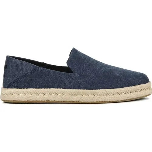 Fabric Espadrilles for Men , male, Sizes: 10 UK - TOMS - Modalova