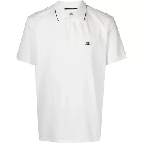 Stretch Piquet Polo Shirt , male, Sizes: M, XL, L, S - C.P. Company - Modalova