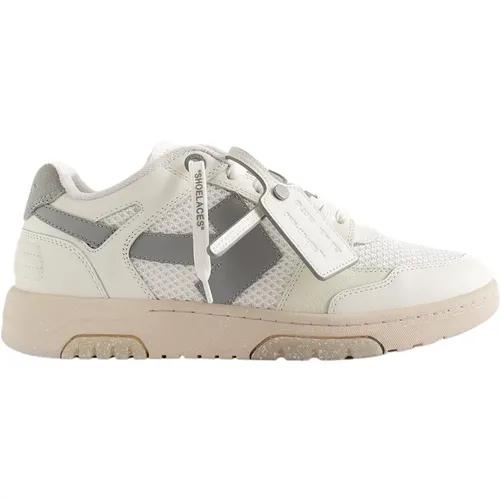 Leather Sneakers , male, Sizes: 6 UK - Off White - Modalova