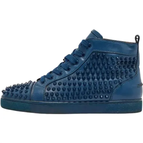 Pre-owned Leather sneakers , male, Sizes: 7 UK - Christian Louboutin Pre-owned - Modalova