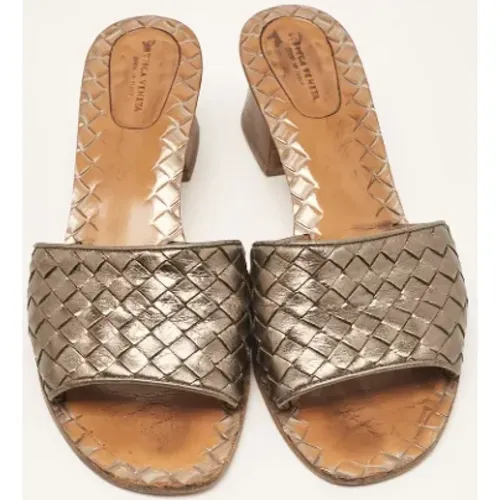 Pre-owned Leder sandals , Damen, Größe: 40 EU - Bottega Veneta Vintage - Modalova