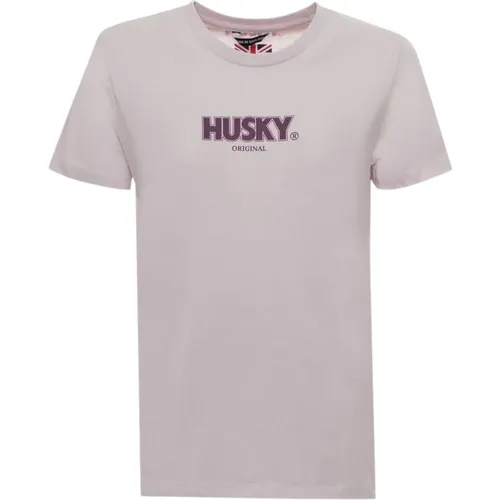 Sophia Baumwoll T-Shirt , Damen, Größe: 3XL - HUSKY ORIGINAL - Modalova