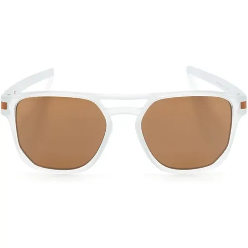 Quadratische Rahmen Braune Sonnenbrille - Oakley - Modalova