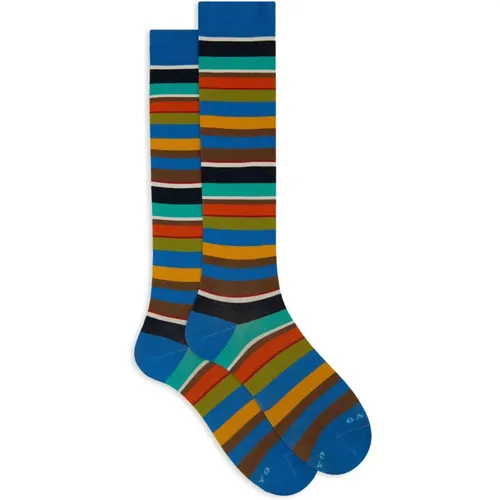 Italienische Ultra-Leichte Lange Socken , Herren, Größe: M - Gallo - Modalova