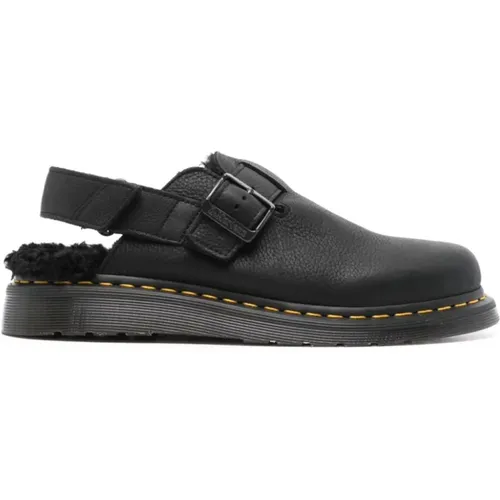 Schwarze flache Schuhe , Damen, Größe: 39 EU - Dr. Martens - Modalova