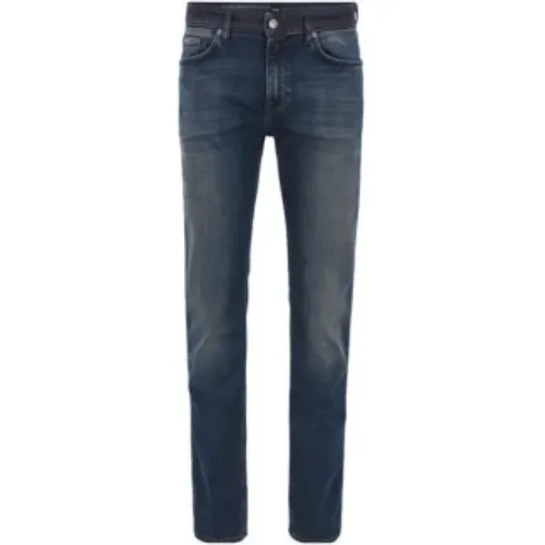 Schmal geschnittene Jeans , Herren, Größe: W35 - Hugo Boss - Modalova