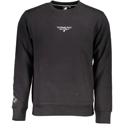 Logo Print Crewneck Sweatshirt Fleece , Herren, Größe: 2XL - U.S. Polo Assn. - Modalova