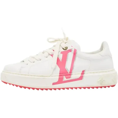 Pre-owned Leather sneakers , female, Sizes: 5 1/2 UK - Louis Vuitton Vintage - Modalova