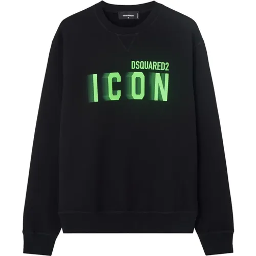 Printed Sweater , male, Sizes: XL, L, M, S - Dsquared2 - Modalova