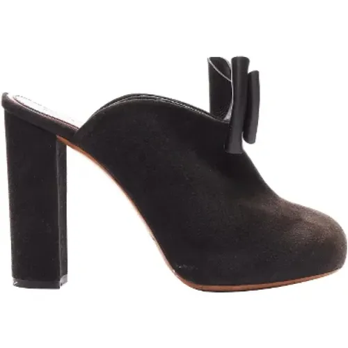 Pre-owned Suede heels , female, Sizes: 3 1/2 UK - Celine Vintage - Modalova