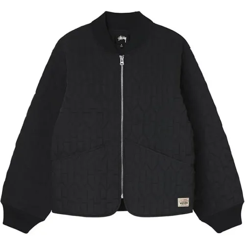 Quilted Nylon Liner Jacket , male, Sizes: M - Stüssy - Modalova