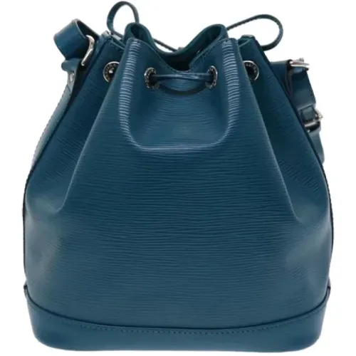 Gebrauchte blaue Lederschultertasche - Louis Vuitton Vintage - Modalova