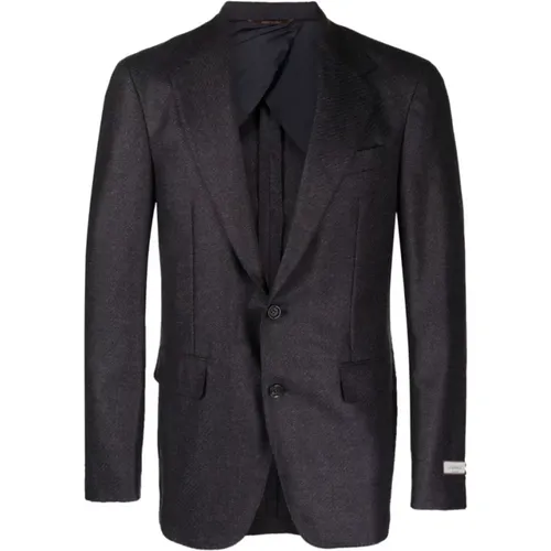 Unlined Single-Breasted Jacket , male, Sizes: S, XL, L, 2XL, M - Canali - Modalova