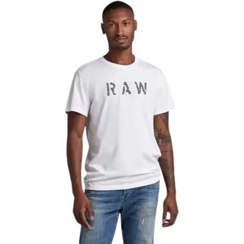 Herren T-Shirt aus Bio-Baumwolle , Herren, Größe: XL - G-Star - Modalova