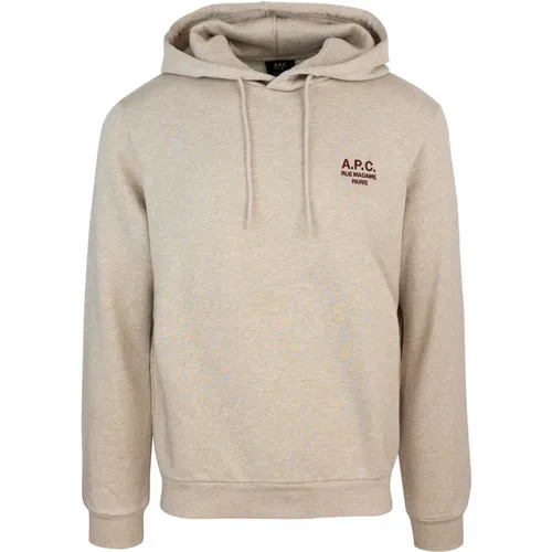 Cotton Hoodie with Adjustable Drawstrings , male, Sizes: M, L, XL, S - A.p.c. - Modalova