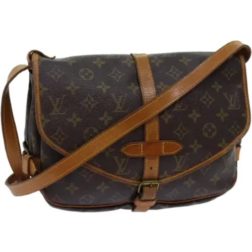 Pre-owned Canvas shoulder-bags , female, Sizes: ONE SIZE - Louis Vuitton Vintage - Modalova